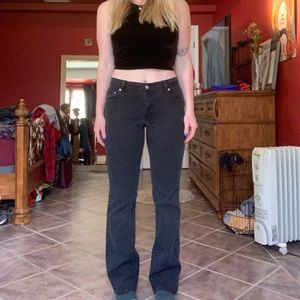 550 Bootcut Black Levi Jeans